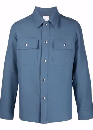 Sandro Paris однобортная куртка-рубашка