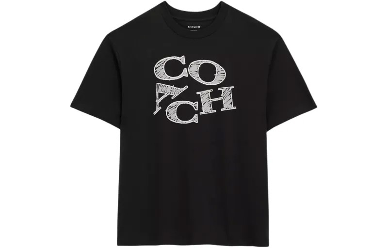 ТРЕНЕРА Мужская футболка COACH, цвет Black