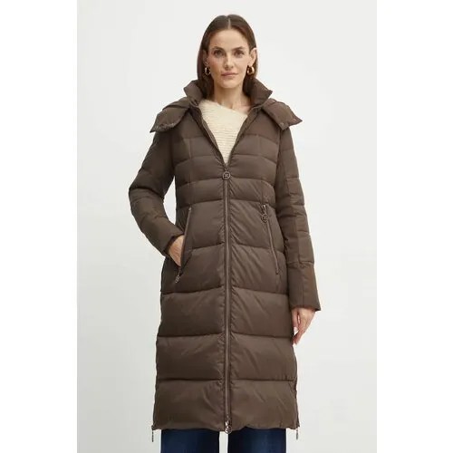 Пуховик GUESS, размер XS, коричневый G1DL