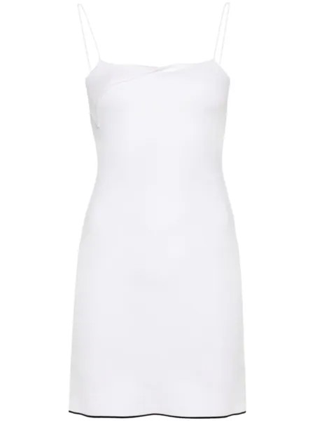 Jacquemus коктейльное платье La Mini Robe Aro, белый