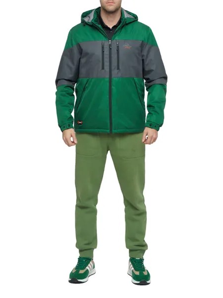 Спортивная куртка мужская NoBrand AD8808 зеленая 50 RU