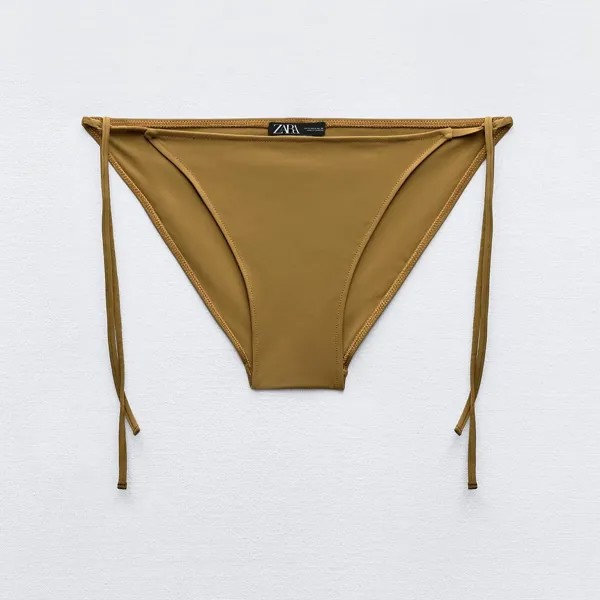Плавки-бикини Zara Bottoms, коричнево-зеленый