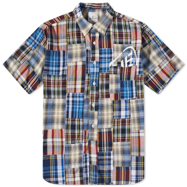 Рубашка Uniform Experiment Madras Check Short Sleeve Shirt