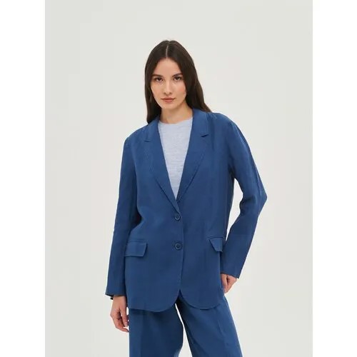 Пиджак UNITED COLORS OF BENETTON, размер 42, синий