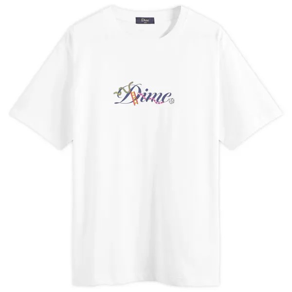 Футболка Dime Cursive Snake T-Shirt, белый
