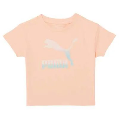 Футболка Puma Gloaming Pack из джерси с круглым вырезом и короткими рукавами с рисунком для маленьких девочек S
