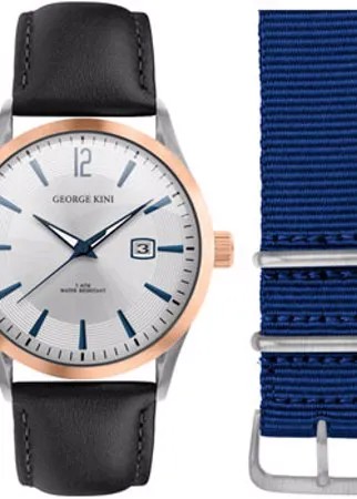 Fashion наручные  мужские часы George Kini GK.41.1.1SR.1BU.1.2.0. Коллекция Gents Collection