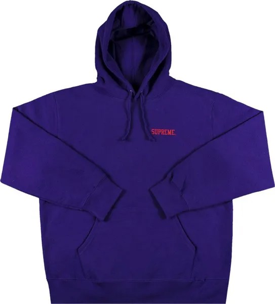 Толстовка Supreme Ralph Steadman Skull Hooded Sweatshirt 'Purple', фиолетовый