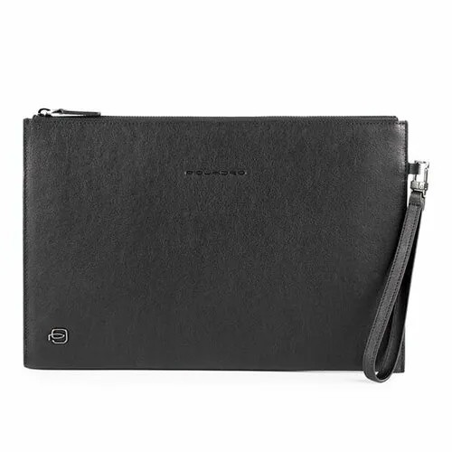 Портмоне PIQUADRO, фактура гладкая, черный