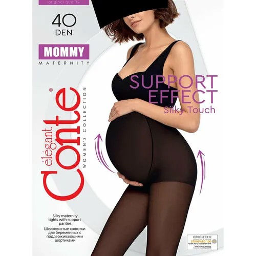 Колготки Conte elegant MOMMY, 40 den, размер 3/M/3-M, черный