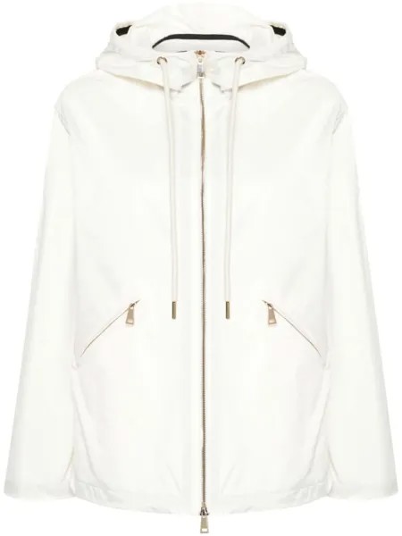 Moncler куртка Cassiopea с капюшоном, нейтральный цвет