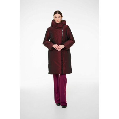 Пальто DIXI COAT, размер 34, бургунди
