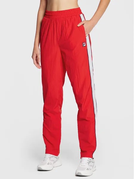 Спортивные брюки стандартного кроя Fila, красный