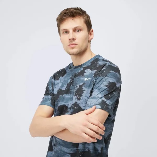 Футболка Reebok SS Train Camo Tech, многоцветный