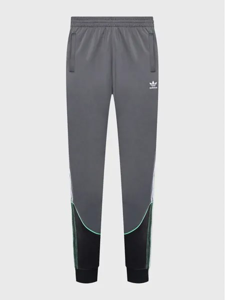 Спортивные брюки из трикотажа ss стандартного кроя Adidas, серый