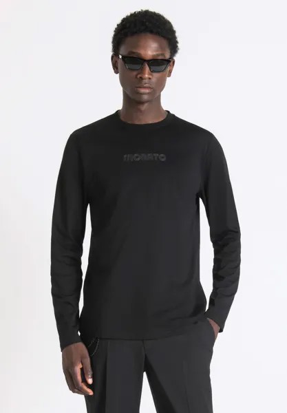 Футболка с длинным рукавом Regular Fit T-Shirt Antony Morato, черный