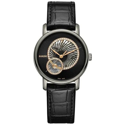 Наручные часы RADO Наручные часы Rado 01.734.6056.3.495, черный, серебряный