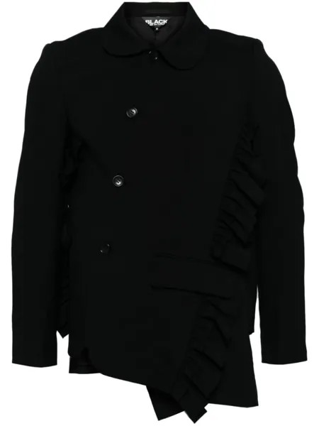 Black Comme Des Garçons костюм с асимметричным подолом, черный