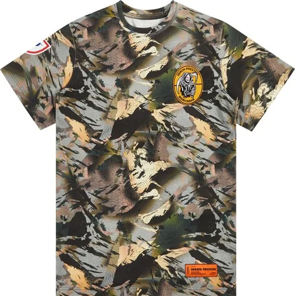 Футболка Heron Preston Camouflage Print T-Shirt 'Multicolor', разноцветный