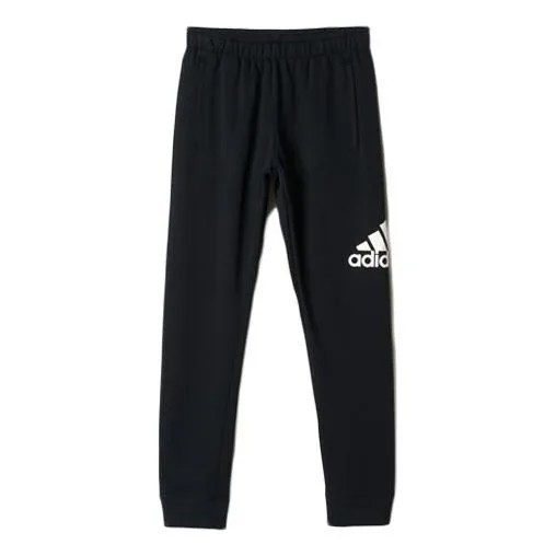 Спортивные штаны adidas Logo Training Fleece Lined Stay Warm Sports Knit Long Pants Black, черный
