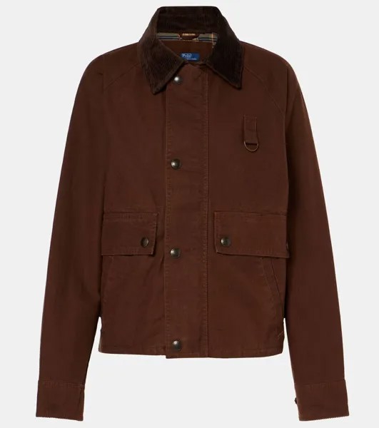 Куртка из хлопчатобумажной ткани Polo Ralph Lauren, цвет court brown