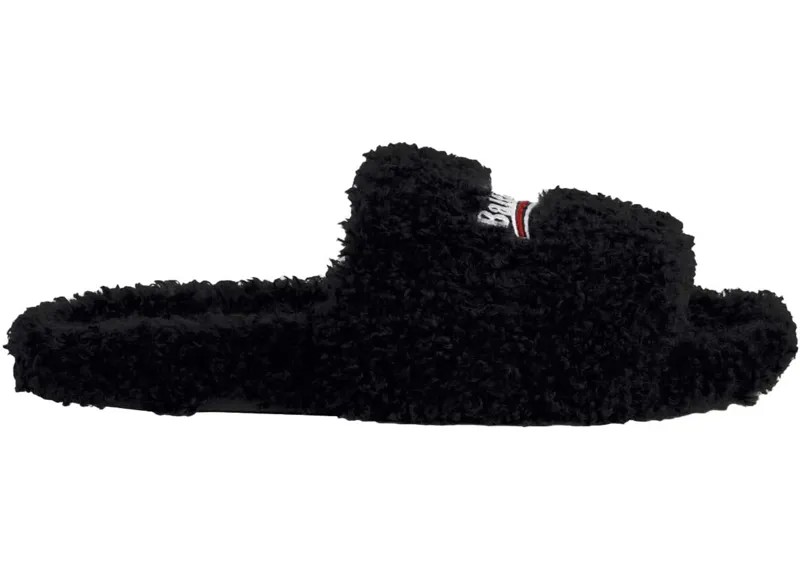 Сланцы женские Balenciaga Furry Slide