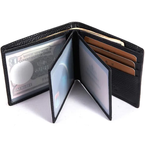 Мужской кошелек кожаный кошелек водительские права фото карточка пакет