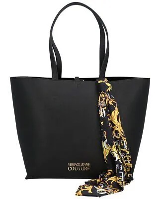 Женская сумка-тоут Versace Jeans Couture черного цвета