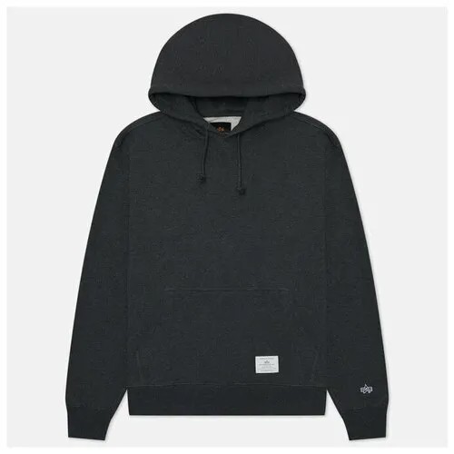 Мужская толстовка Alpha Industries Essential Hoodie серый, Размер XXL