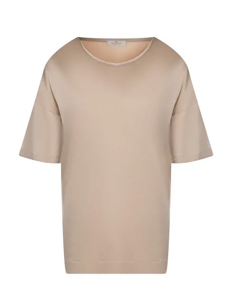 Шелковая блуза пудрового цвета Panicale