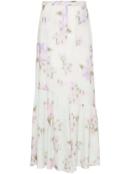 Dorothee Schumacher юбка макси Blooming Volumes, зеленый