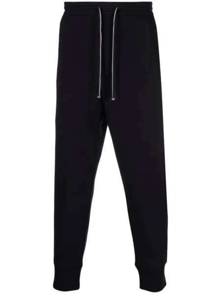 Emporio Armani зауженные спортивные брюки, синий