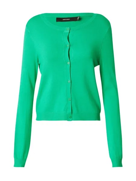 Вязаный кардиган Vero Moda GLORY, зеленый