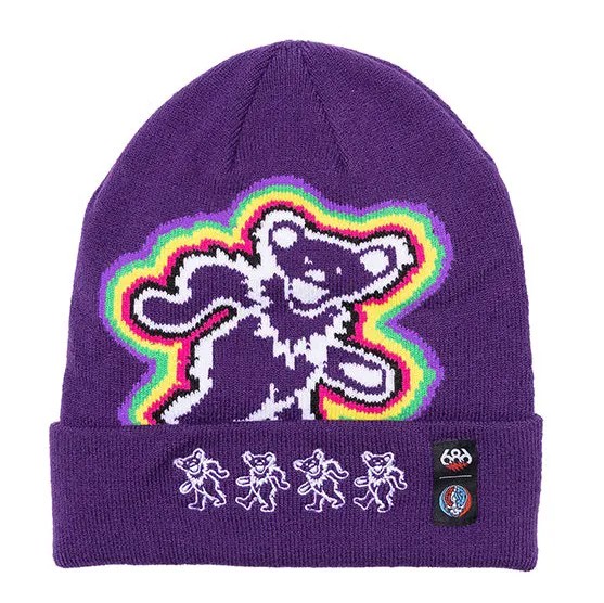 Шапка 686 Grateful Dead Knit Beanie Purple 2023