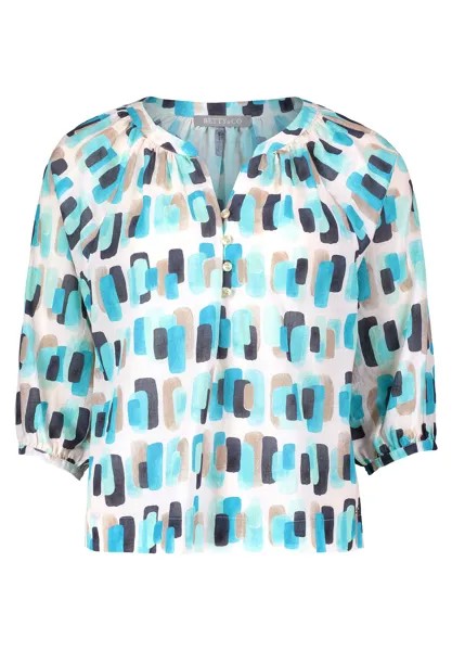 Блуза BETTY & CO Schlupf mit Print, цвет Nature/Mint
