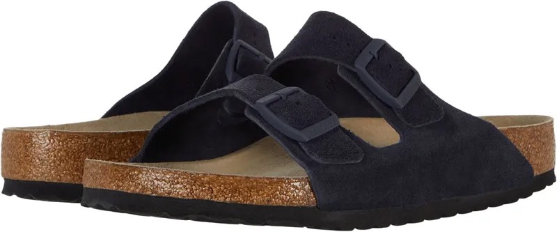 Сандалии Birkenstock Arizona Soft Footbed - Suede, цвет Midnight Suede