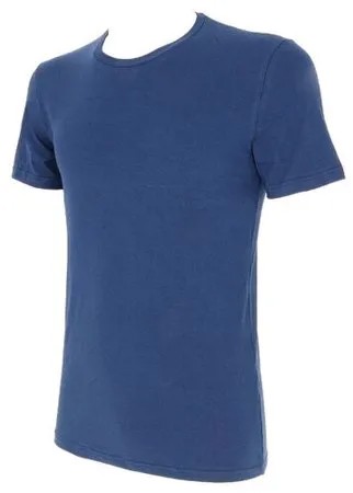 Cotonella Мужская футболка с круглым вырезом горловины, синий, 46