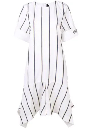 Calvin Klein 205W39nyc асимметричное платье в полоску