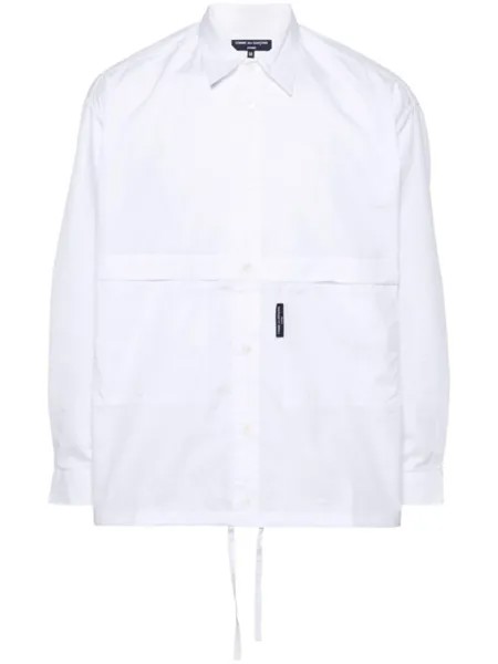 Comme des Garçons Homme рубашка с кулиской, белый