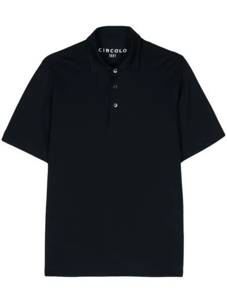 Circolo 1901 рубашка поло из ткани пике, синий