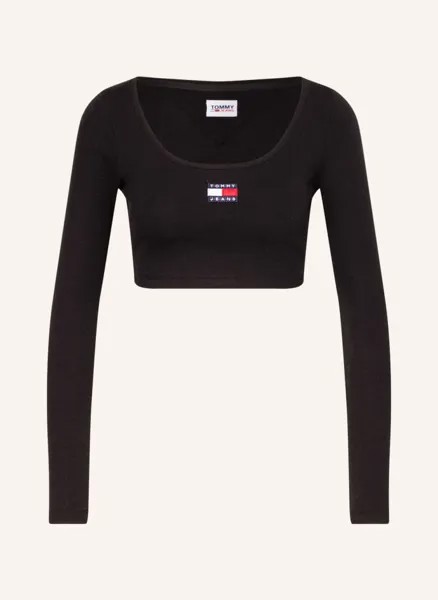 Лонгслив женский Tommy Jeans 1001291976 черный XL (доставка из-за рубежа)