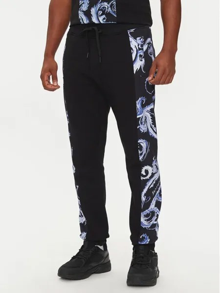 Спортивные брюки стандартного кроя Versace Jeans Couture, черный