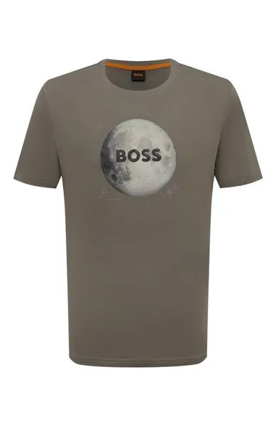 Хлопковая футболка BOSS Orange