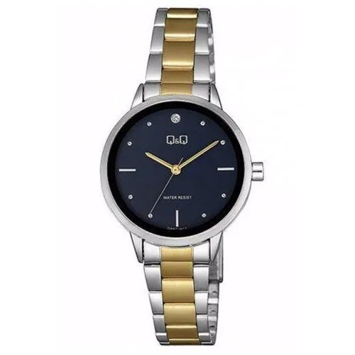 Наручные часы Q&Q Casual QB97-402, серебряный, синий