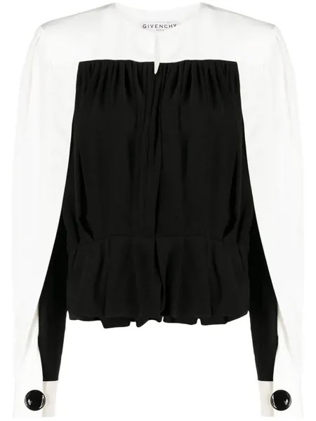 Givenchy блузка со складками