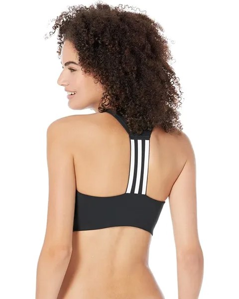 Бюстгальтер Adidas PowerImpact Training Medium Support Bra, черный/белый