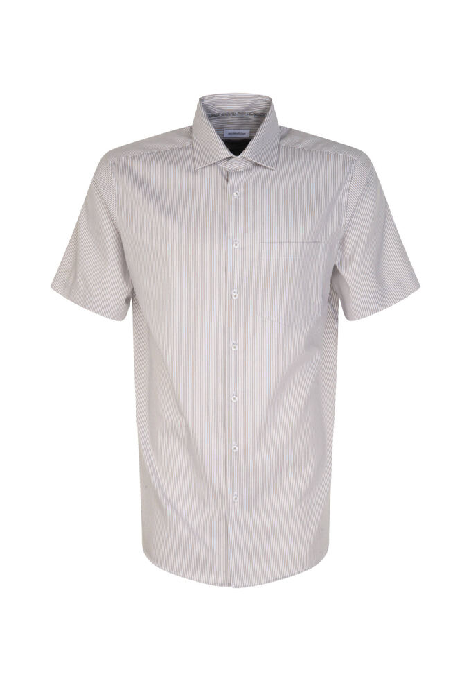Обычная деловая рубашка Seidensticker, коричневый