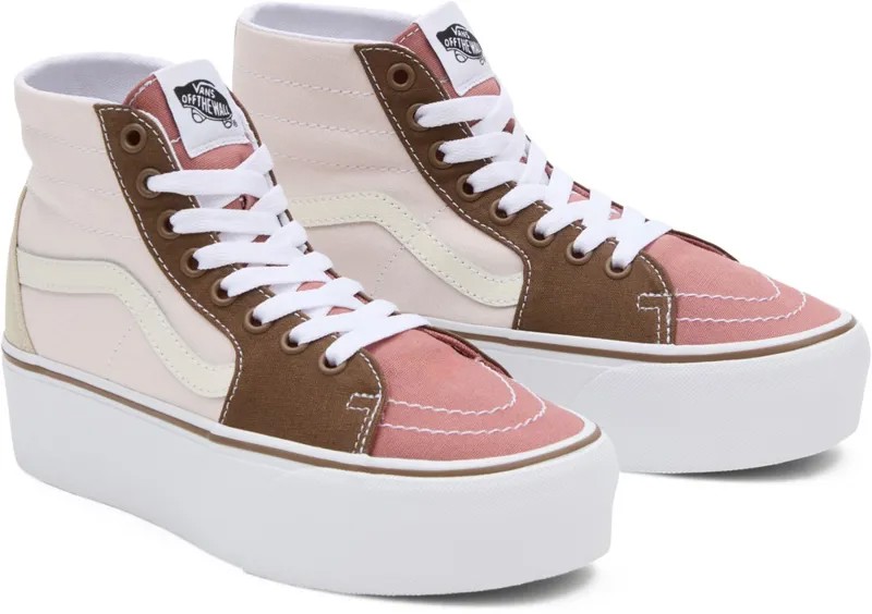 Низкие кроссовки Vans Sk8 Hi Tapered Stackform, разноцветный