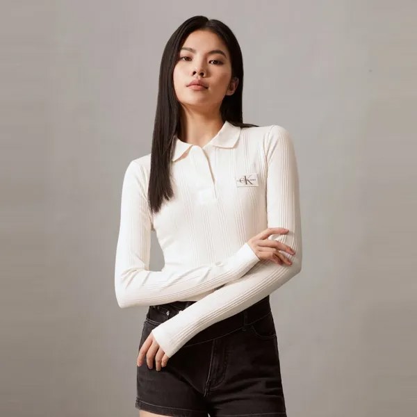 Рубашка-поло Calvin Klein Jeans женская, черный