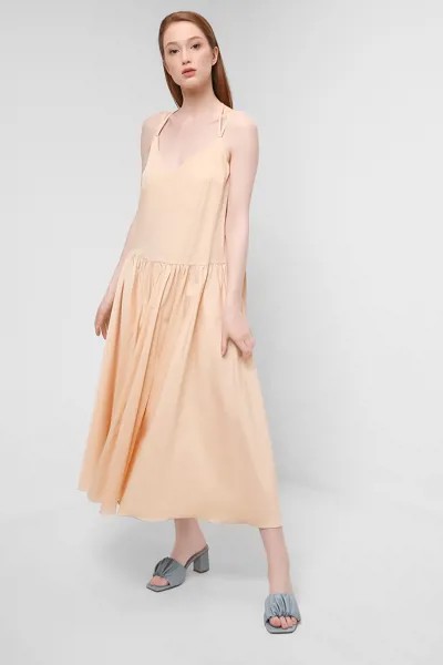 Сарафан женский SABRINA SCALA SS22035260-017 бежевый M